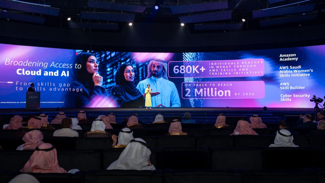 AWS Saudi Arabia Region announcement at LEAP